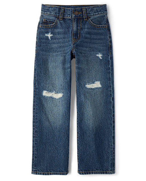 Kids Ripped Baggy Jeans