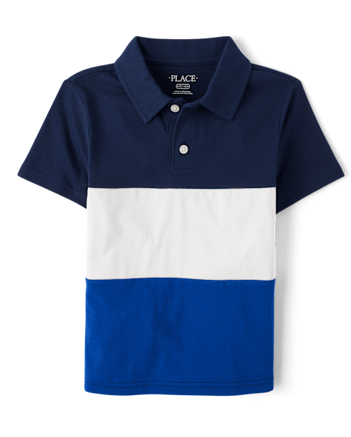 Boys Colorblock Polo
