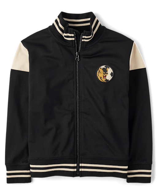Kids Soccer Zip Up Track Jacket