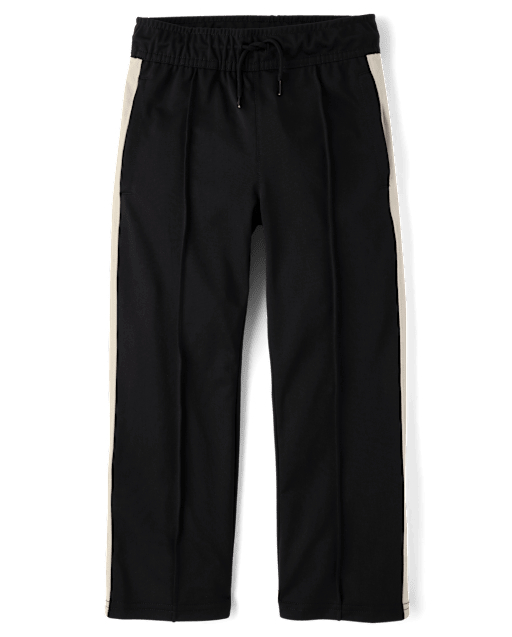 Kids Side Stripe Wide Leg Track Pants