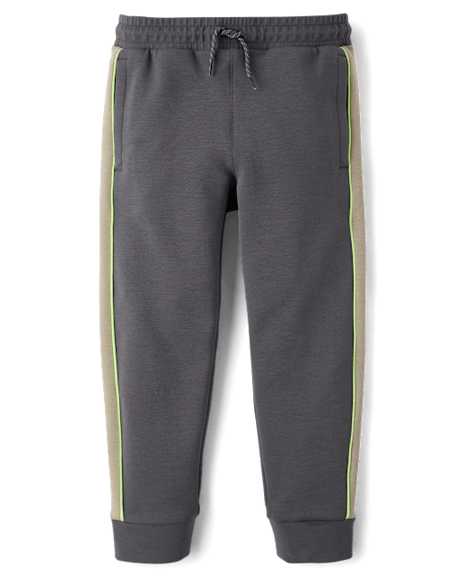 Boys Side Stripe Scuba Loose Jogger Pants