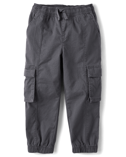 Pantalon de jogging cargo extensible à enfiler pour garçon