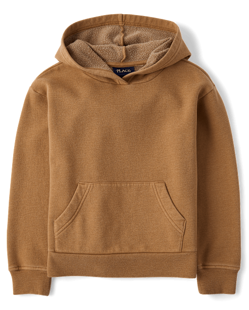 Kids Garment Dyed Premium Fleece Hoodie
