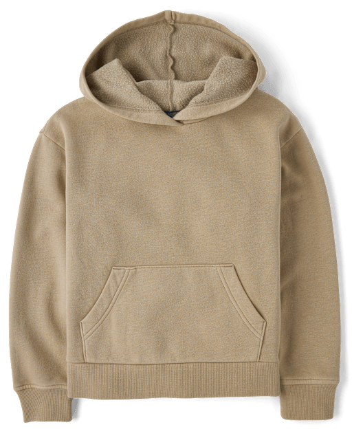 Kids Garment Dyed Premium Fleece Hoodie