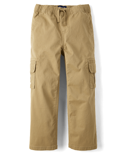 Kids Wide Leg Pull On Cargo Pants