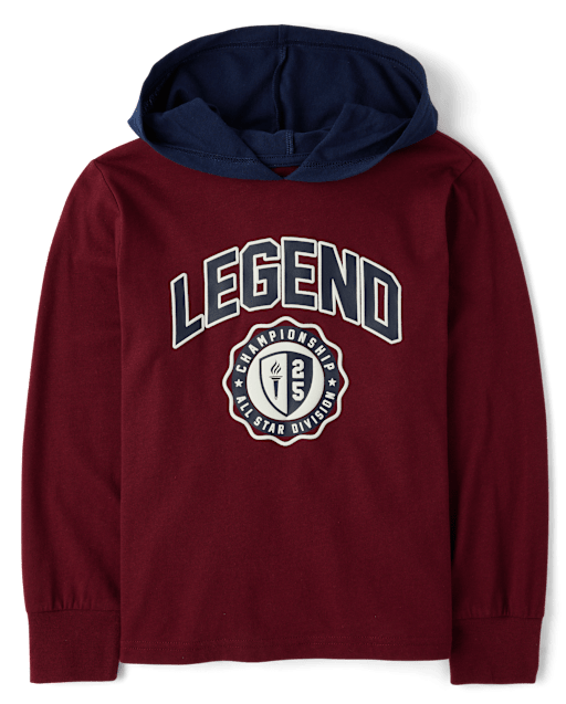 Boys Varsity Hooded Top
