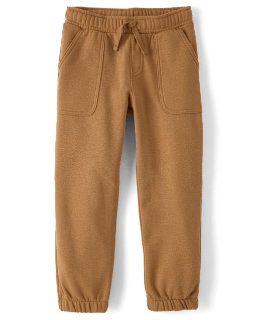Boys Premium Fleece Loose Carpenter Jogger Pants