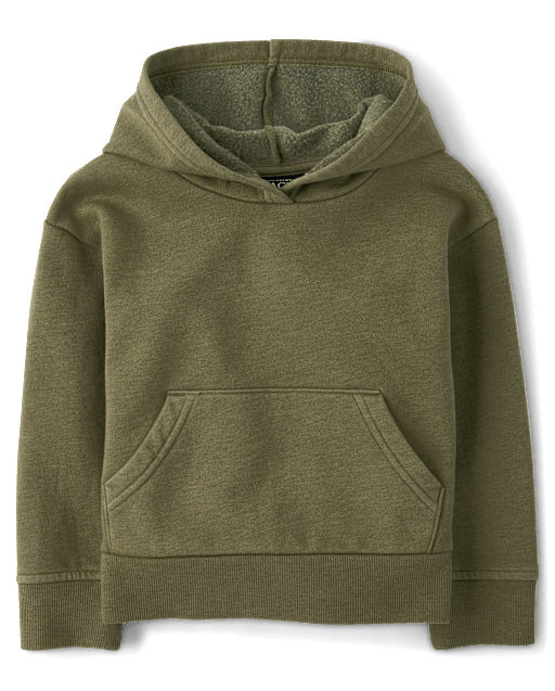 Baby And Toddler Boys Garment Dyed Premium Fleece Hoodie
