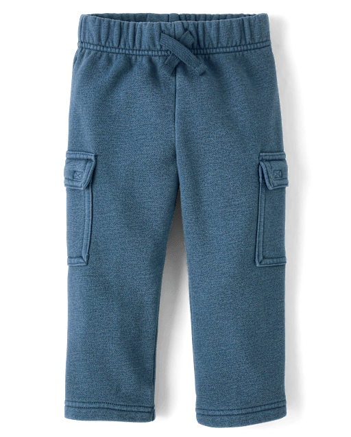 Pantalon cargo décontracté en polaire de qualité supérieure pour bébé et tout-petit