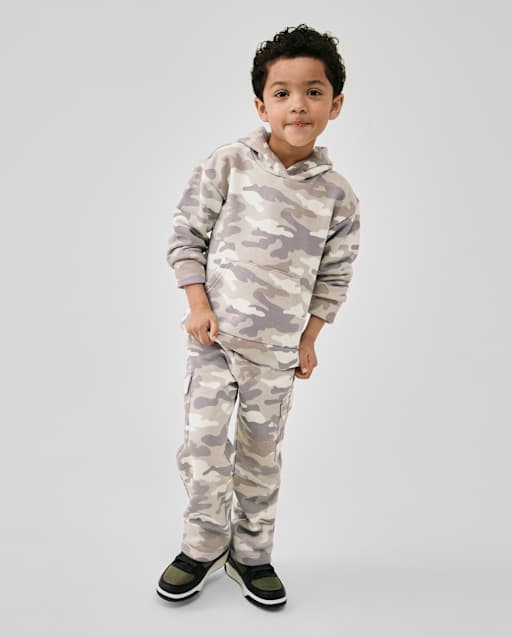 Pantalon cargo décontracté en polaire de qualité supérieure pour bébé et tout-petit
