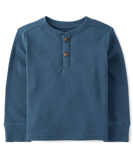 Baby And Toddler Boys Thermal Henley Top