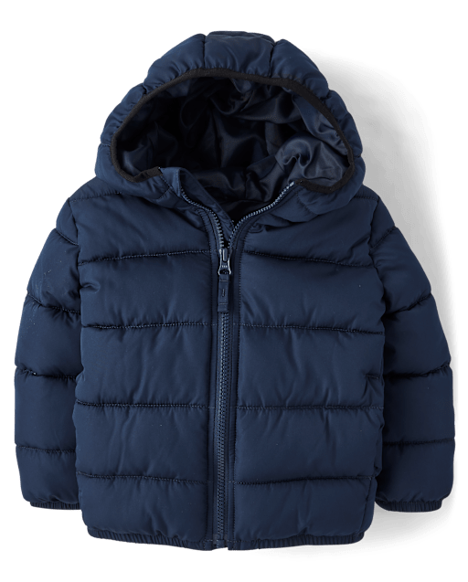 Toddler Boys Hooded Puffer Jacket