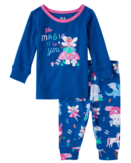 Baby And Toddler Girls Fairy Snug Fit Cotton Pajamas