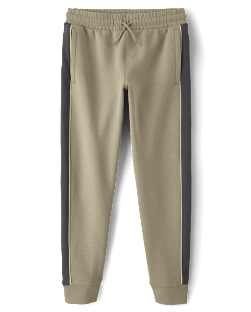 Boys Side Stripe Scuba Loose Jogger Pants