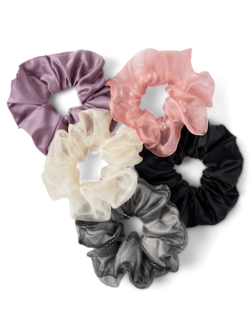 Lot de 5 chouchous à perles pour filles