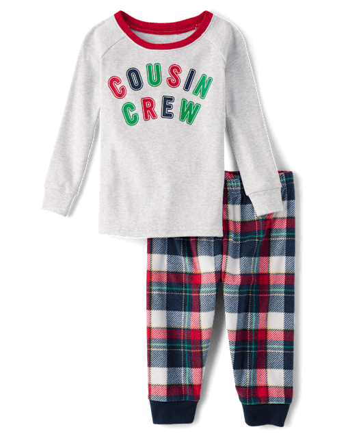 Baby And Toddler Cousin Crew Snug Fit Cotton And Microfleece Pajamas