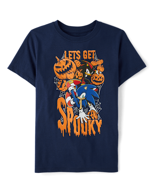 Boys Halloween Sonic Graphic Tee