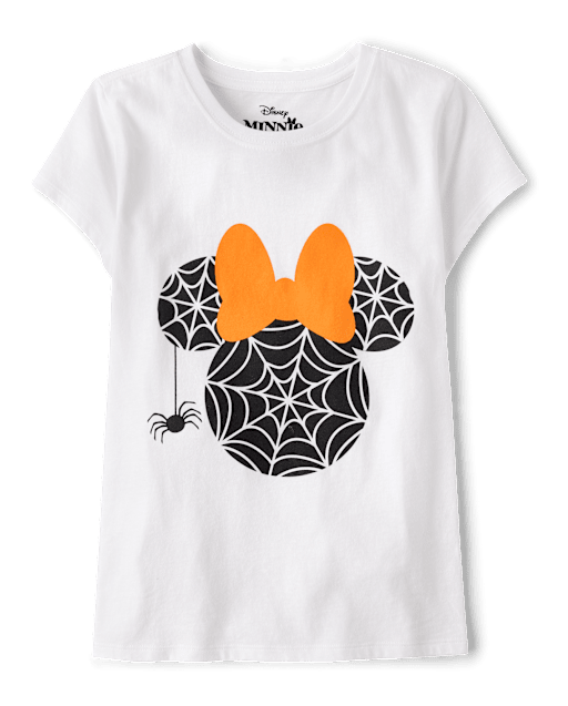 Girls Halloween Minnie Mouse Graphic Tee