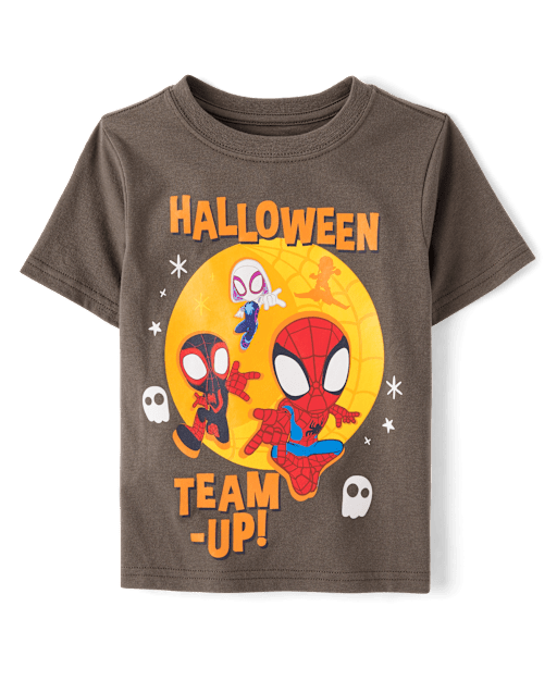 Toddler Boys Halloween Spidey Graphic Tee