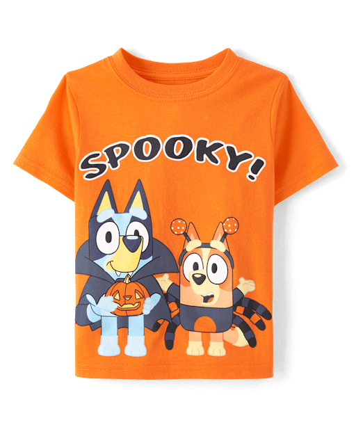 Toddler Boys Spooky Bluey Graphic Tee