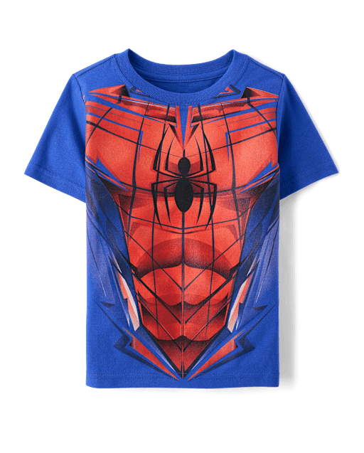 Toddler Boys Spiderman Costume Graphic Tee