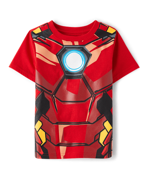 Toddler Boys Iron Man Costume Graphic Tee