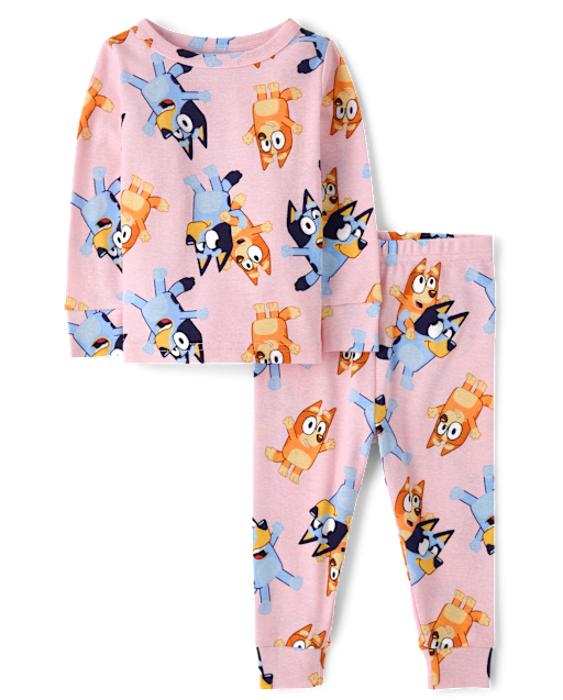 Baby And Toddler Girls Blueyâ¢ Snug Fit CottonPajamas
