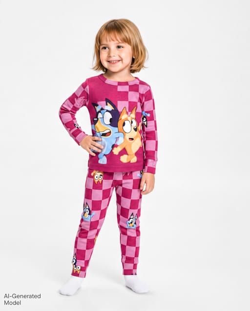 Pyjama en coton ajusté Bluey™ pour bébés et petites filles