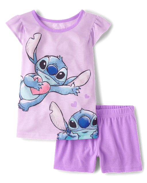 Girls Lilo And Stitch Pajamas
