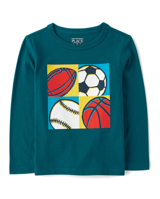 Baby And Toddler Boys Multisport Graphic Tee