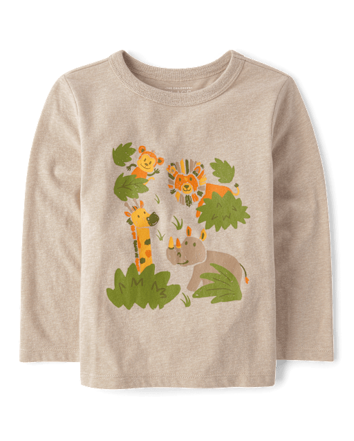 Baby And Toddler Boys Animals Graphic Tee