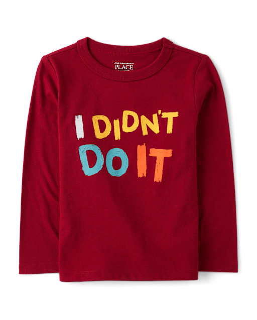 Baby And Toddler Boys I Didn't Do It Graphic Tee
