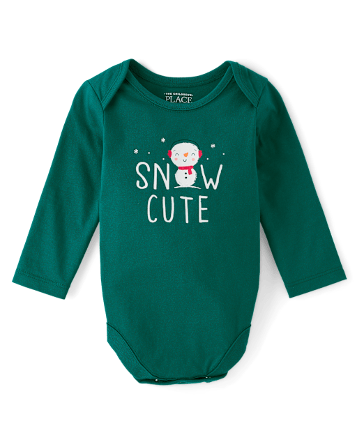Baby Snow Cute Graphic Bodysuit