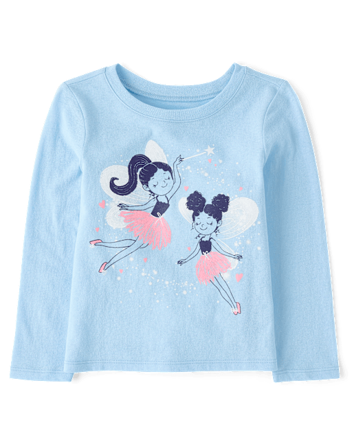 Baby And Toddler Girls  Fairies Graphic Tee
