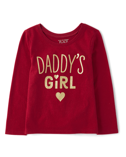 Baby And Toddler Girls Daddy's Girl Graphic Tee