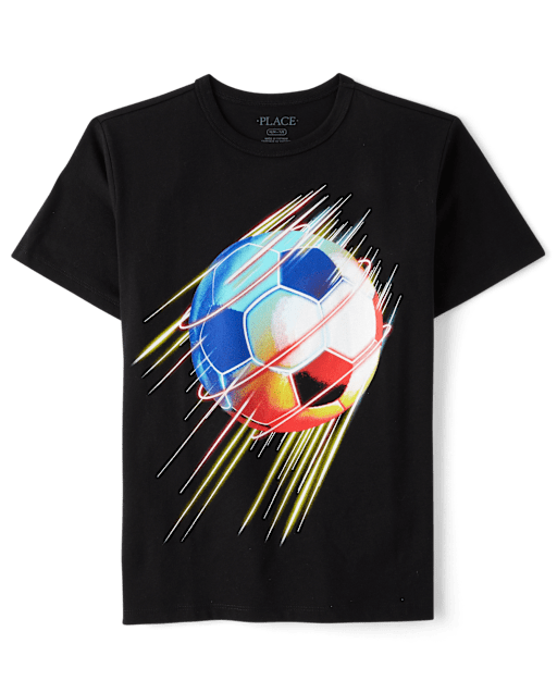 Boys Soccer Ball Graphic Tee