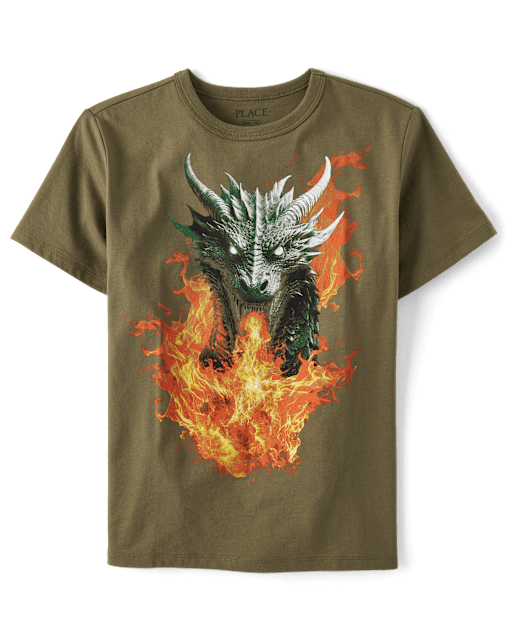 Boys Dragon Graphic Tee