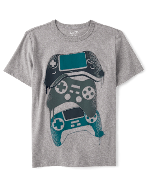 Boys Game Controllers Graphic Tee