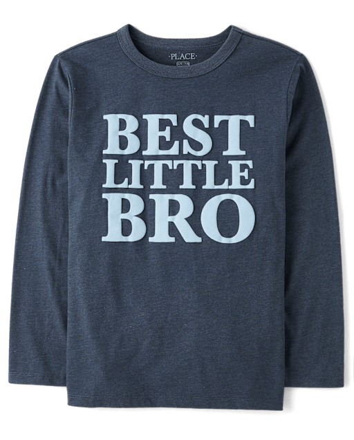 Boys Best Little Bro Graphic Tee