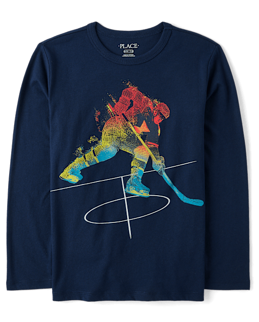 Boys Hockey Graphic Tee