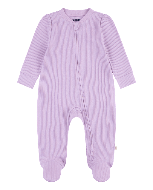 Baby Girls Huggies Ribbed Footed Coverall