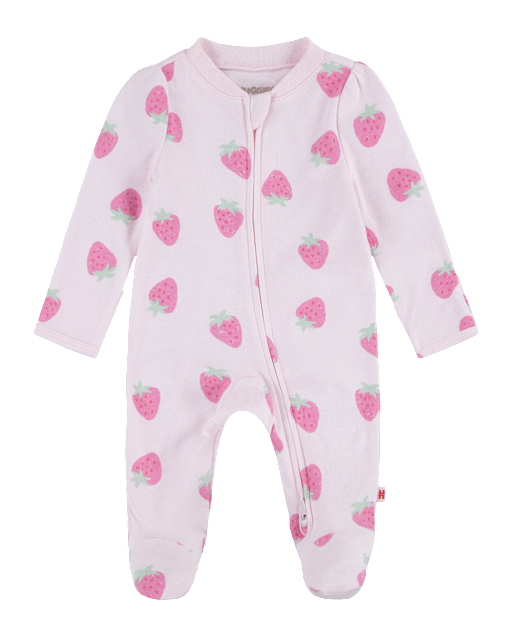 Baby Girls Huggies Strawberry Footed Coverall