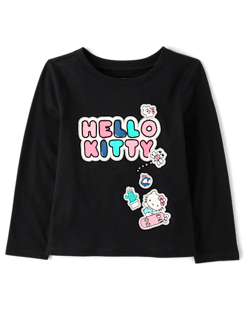 T-shirt graphique Hello Kitty® à paillettes pour petite fille
