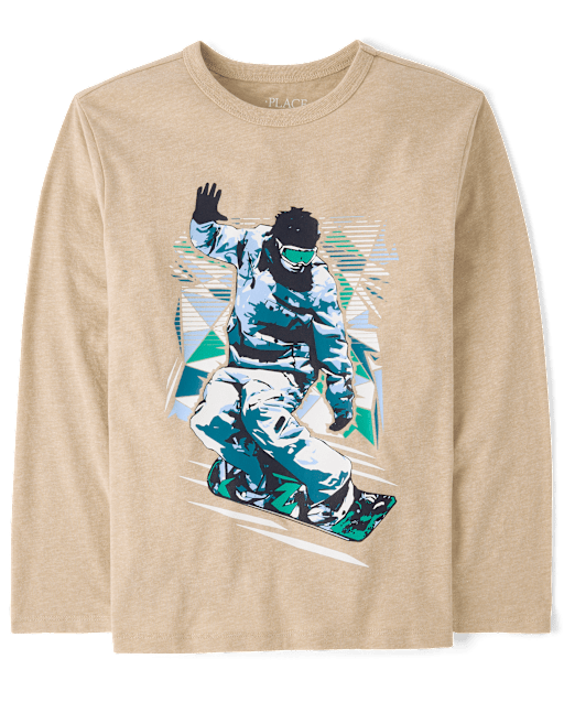 Boys Snowboarder Graphic Tee