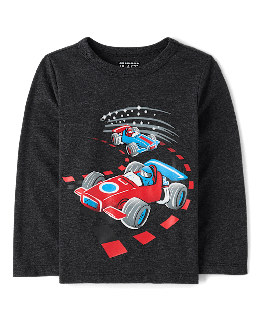 Baby And Toddler Boys Racecar Graphic Tee