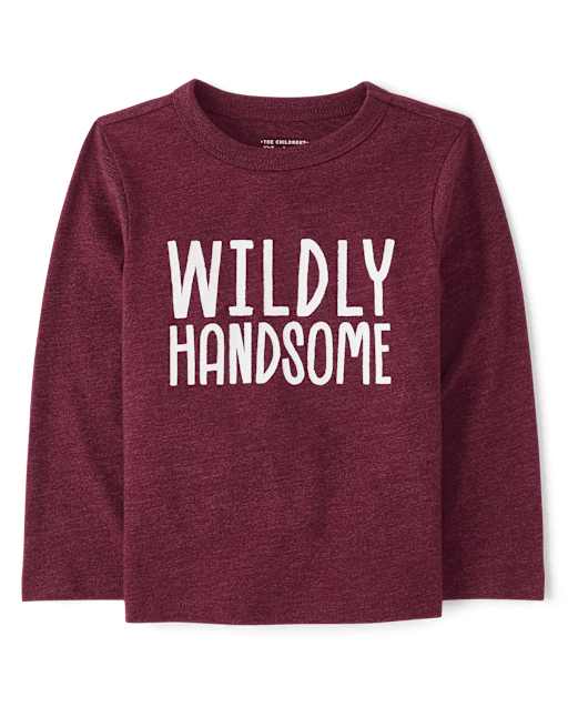 Baby And Toddler Boys Wildly Handsome Graphic Tee