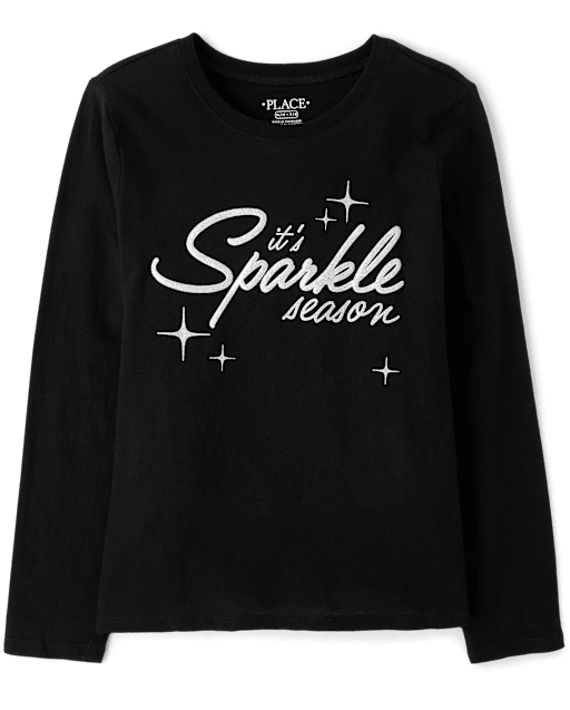 Girls Sparkle Season Graphic Tee