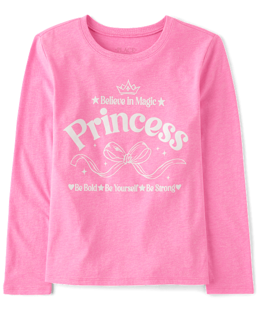 Girls Princess Graphic Tee