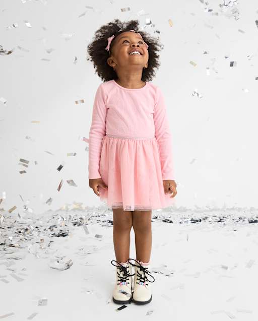 Robe tutu pailletée pour bébé et petite fille