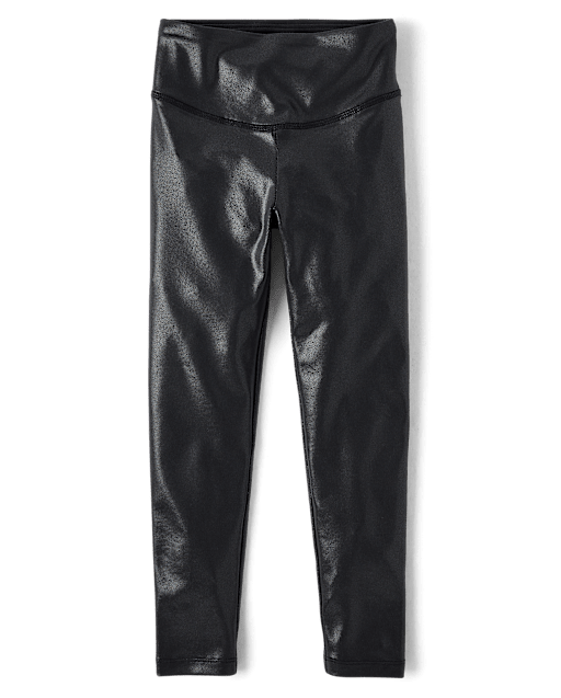 Leggings haute brillance pour filles